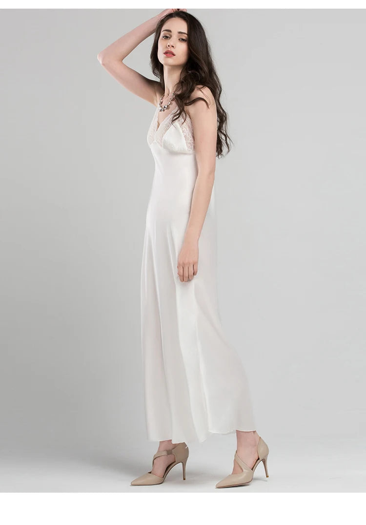 Nuisette Longue en Satin