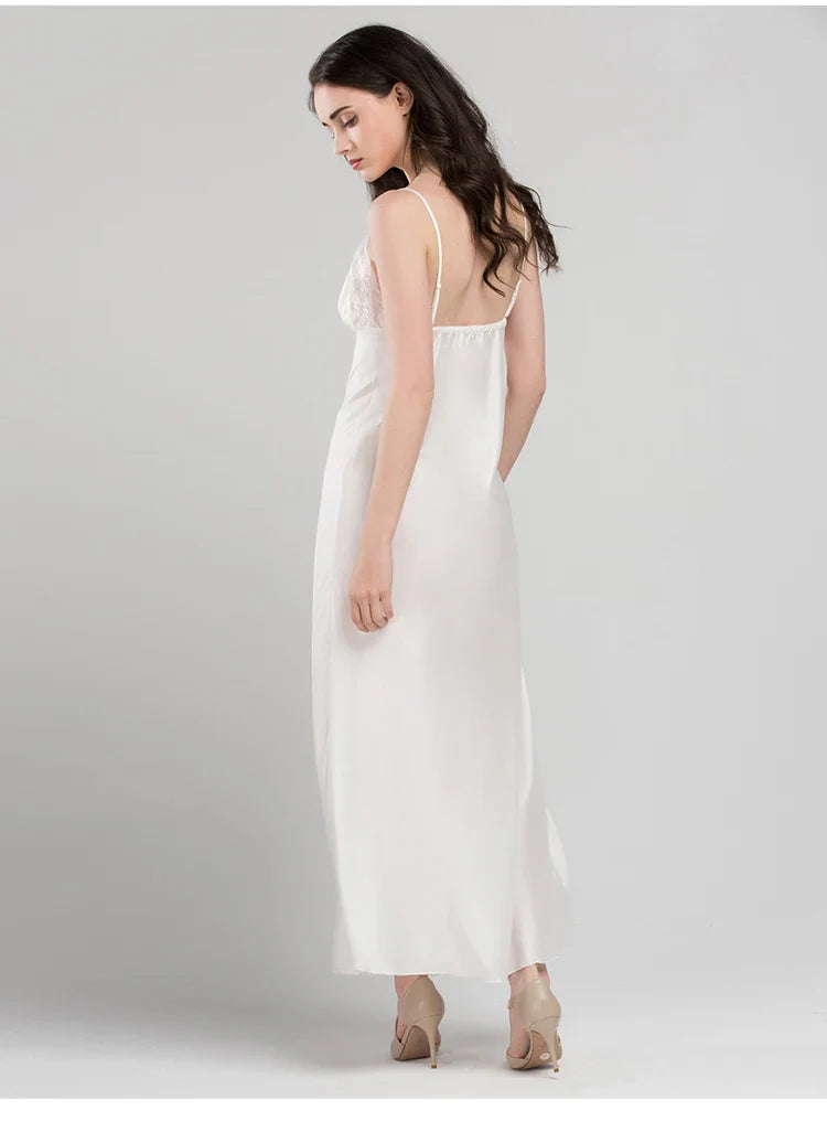 Nuisette Longue en Satin