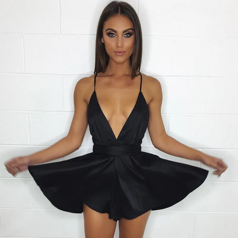 Mini Robe en Satin