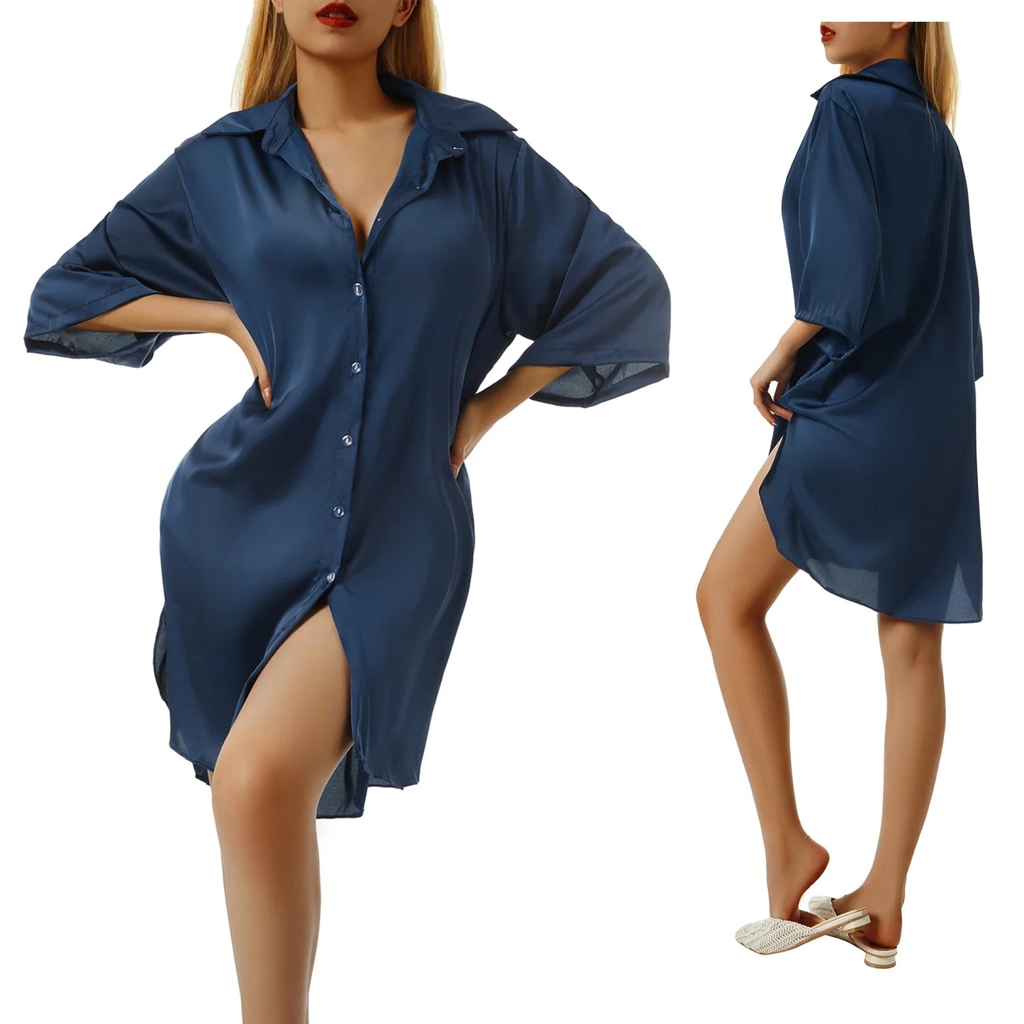 Chemise de Nuit en Satin