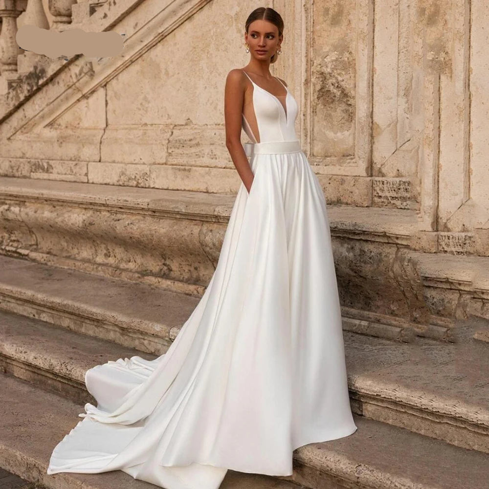 Robe de Mariée en Satin