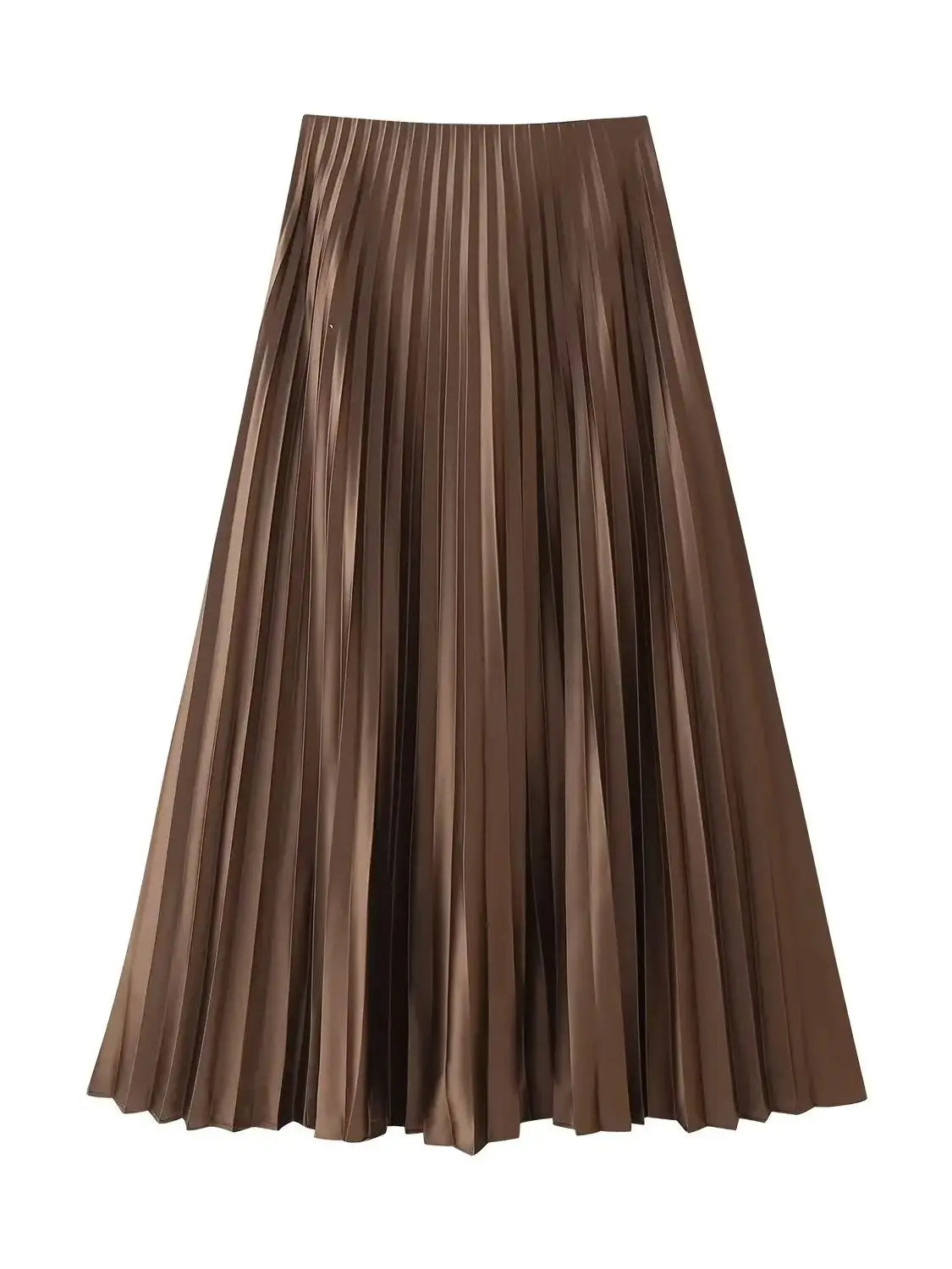 Jupe Satin Chocolat