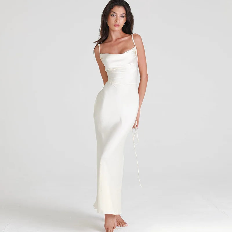Robe en Satin de Soie