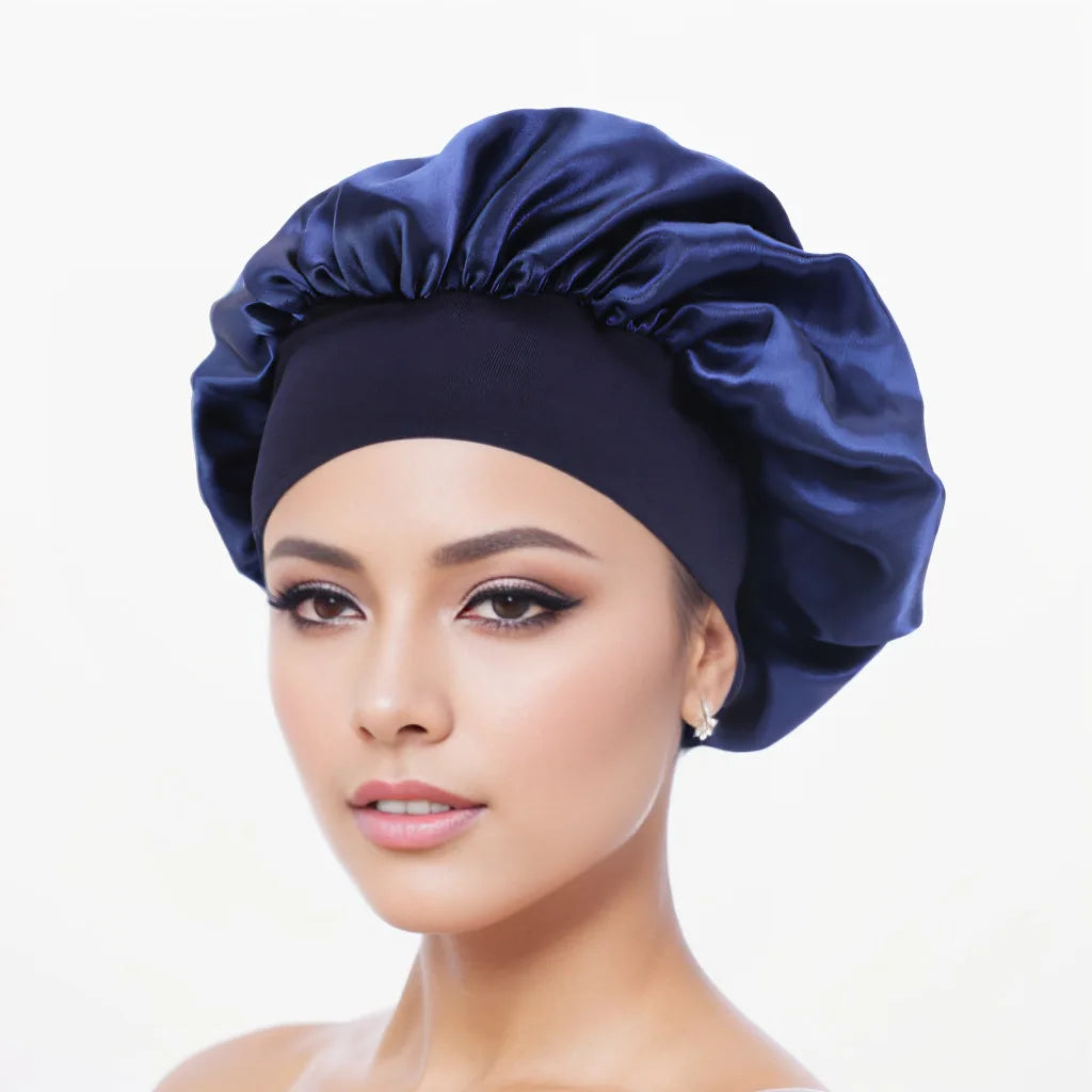 Bonnet en Satin Nuit