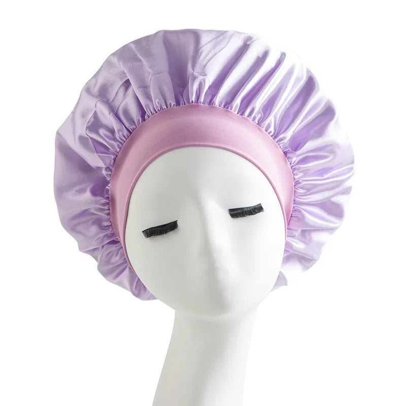 Bonnet en Satin Nuit