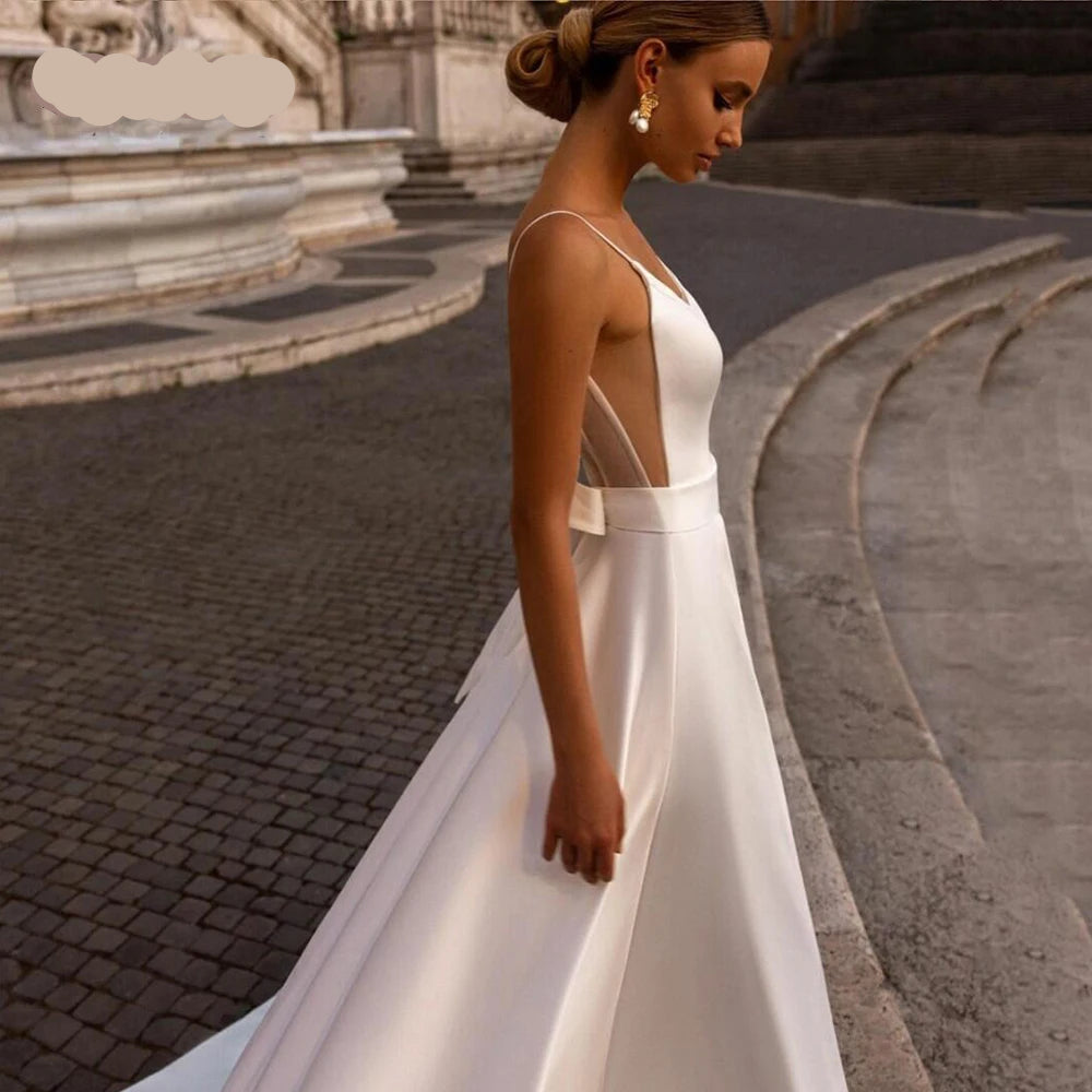 Robe de Mariée en Satin