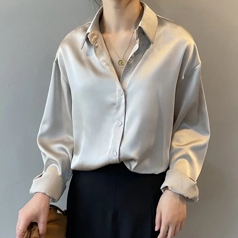 Chemise en Satin de Soie