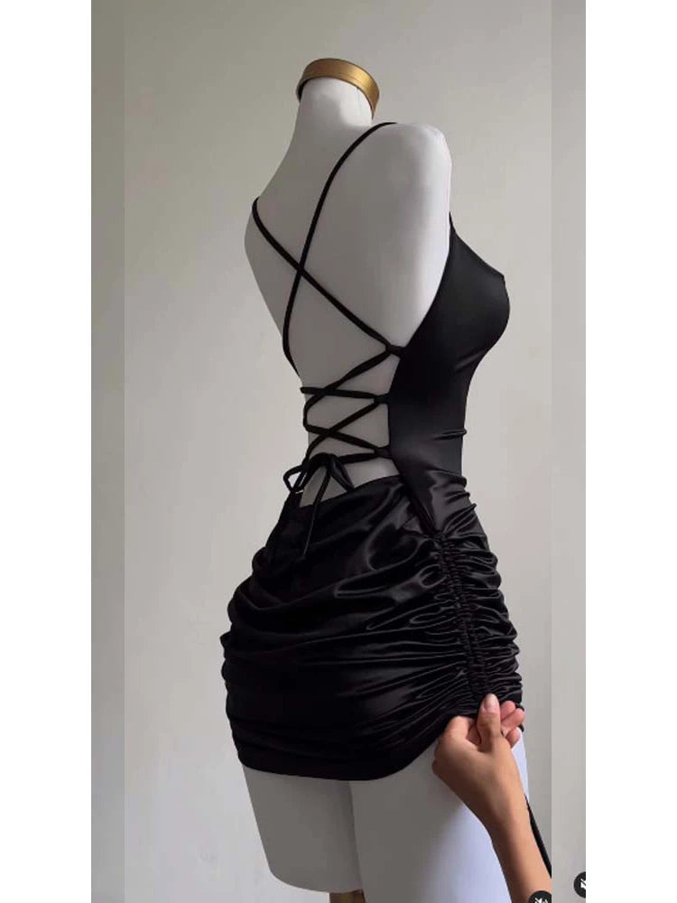 Robes Courtes en Satin