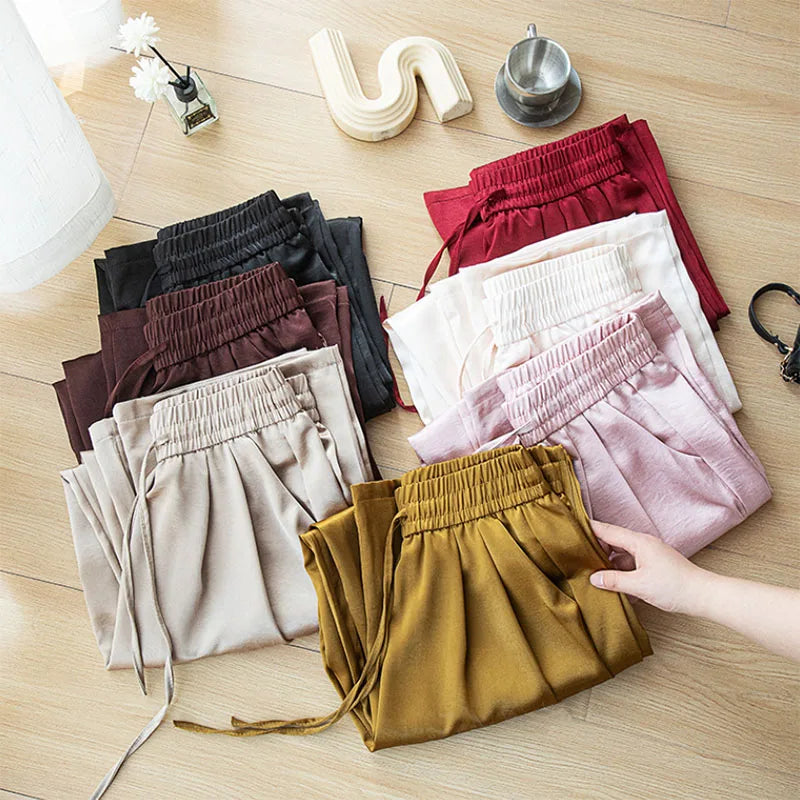 Pantalon Satin Fluide