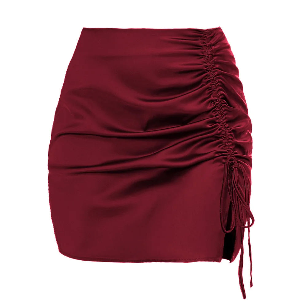 Jupe Courte Satin