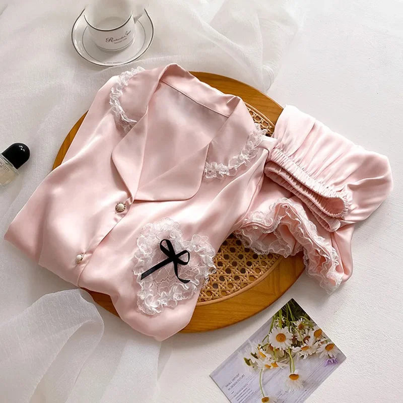 Pyjama Satin Rose