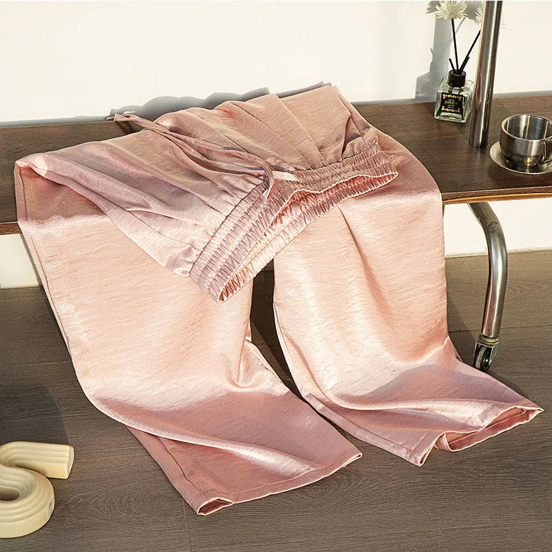 Pantalon Satin Fluide