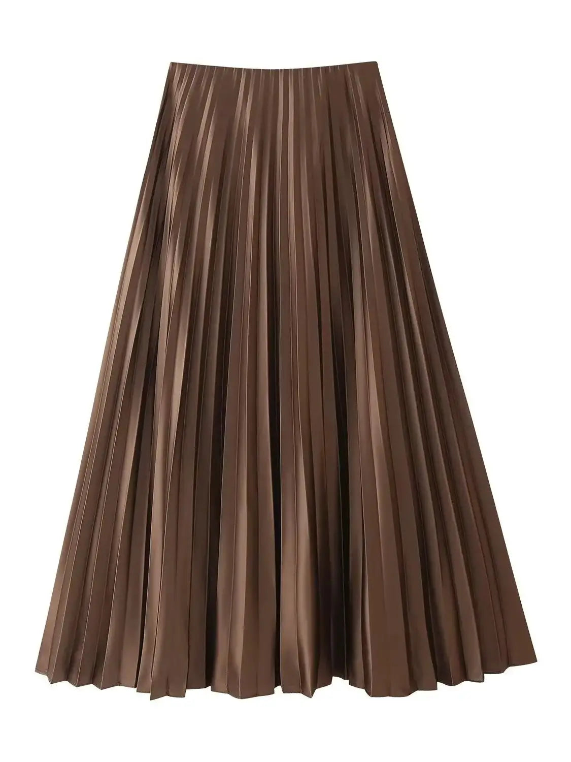 Jupe Satin Chocolat