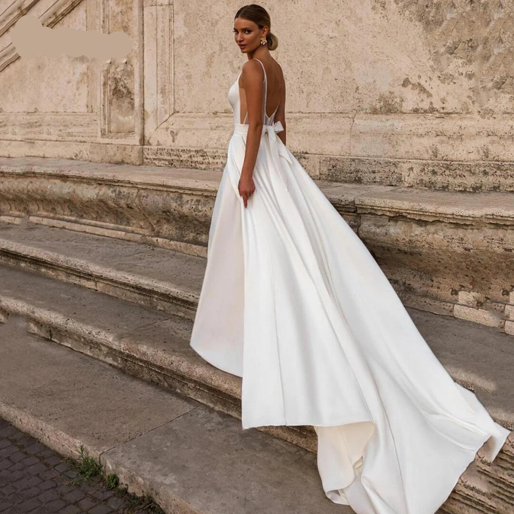 Robe de Mariée en Satin