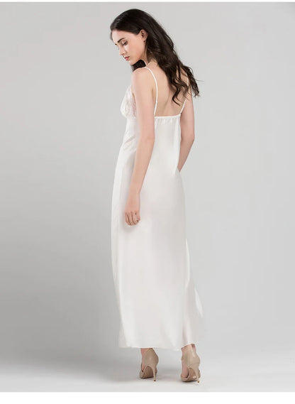 Nuisette Longue en Satin