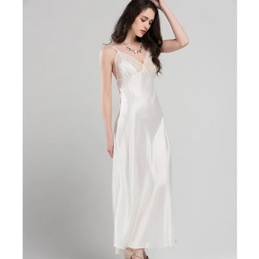 Nuisette Longue en Satin