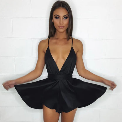 Mini Robe en Satin