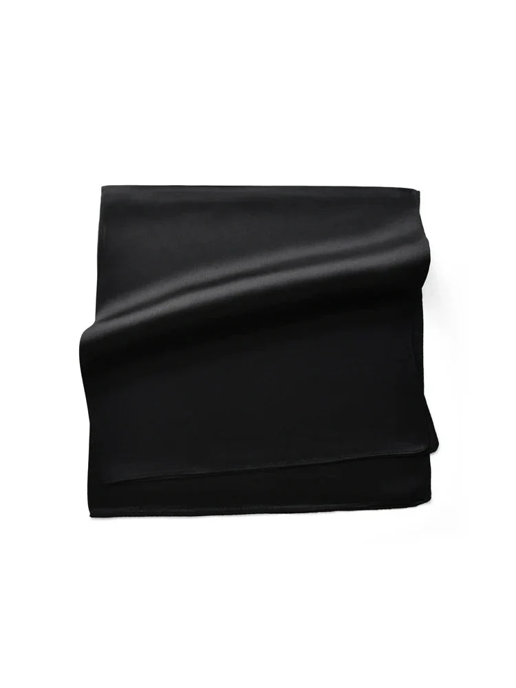 Foulard en Satin Noir