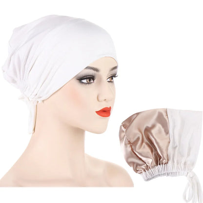 Bonnet en Satin Hijab