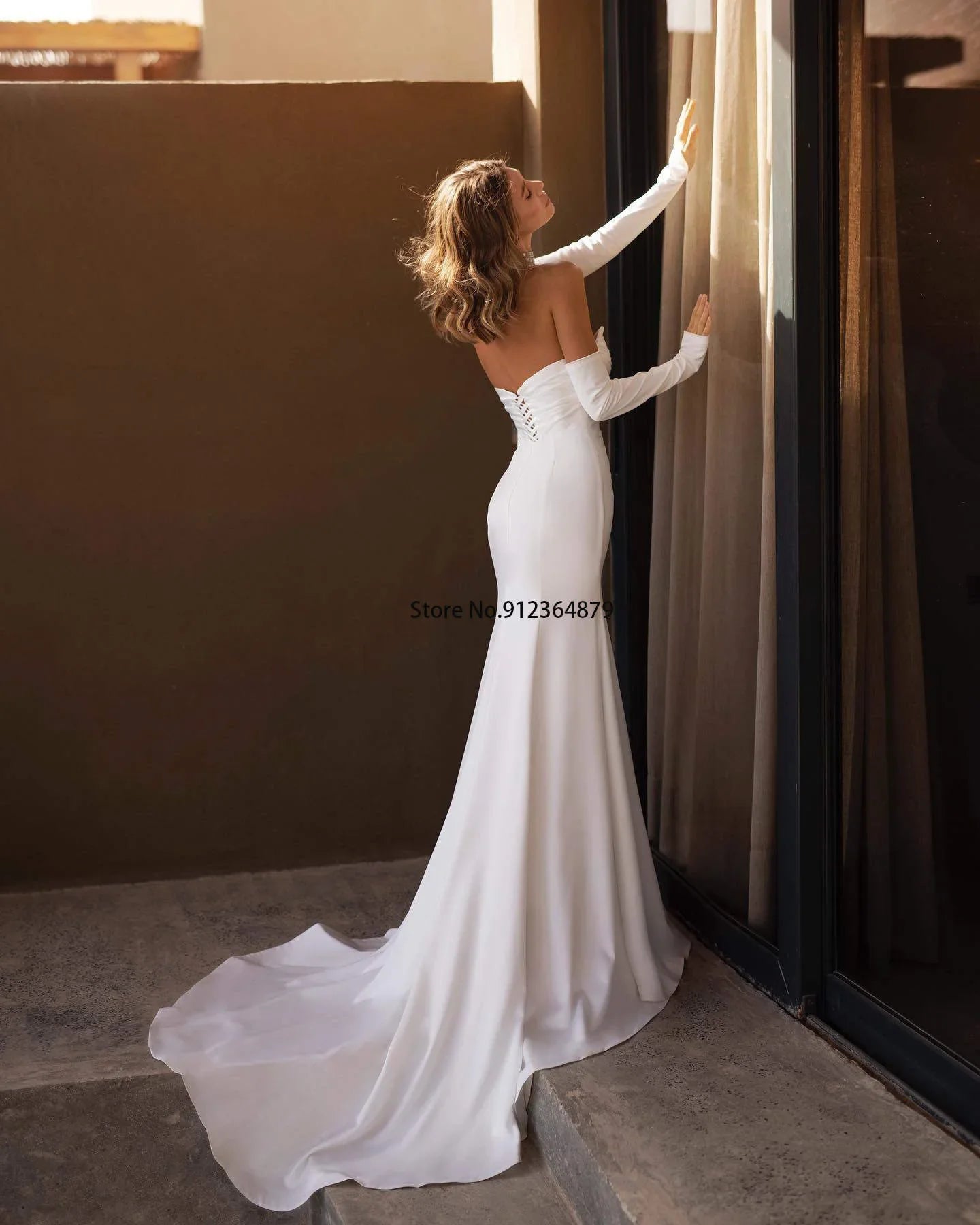 Robe de Mariée Sirène en Satin