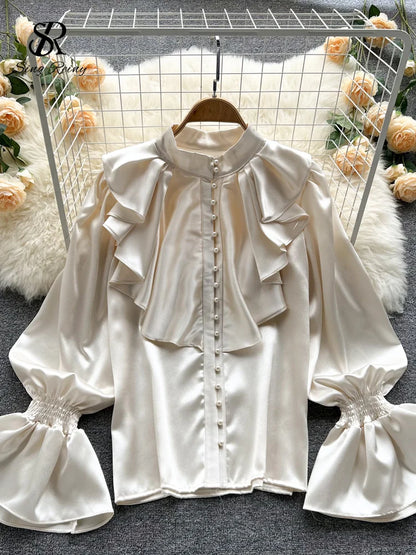 Vintage Satin Blouse