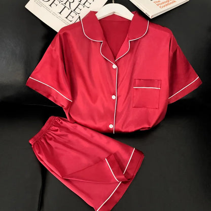Pyjama Rouge Satin