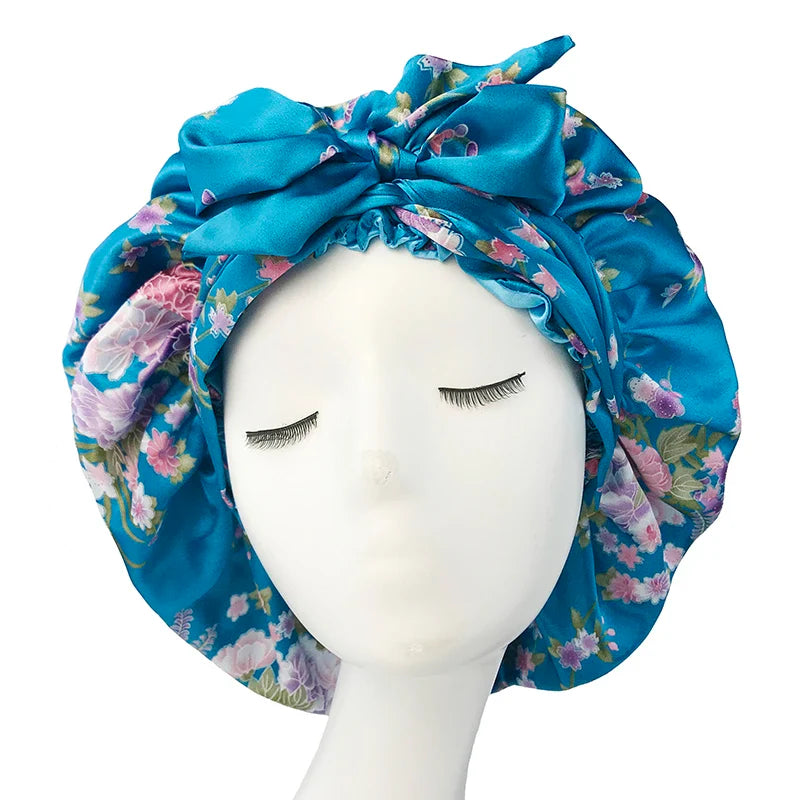 Bonnet en Satin avec Bandeau