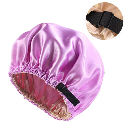 Bonnet en Satin Ajustable