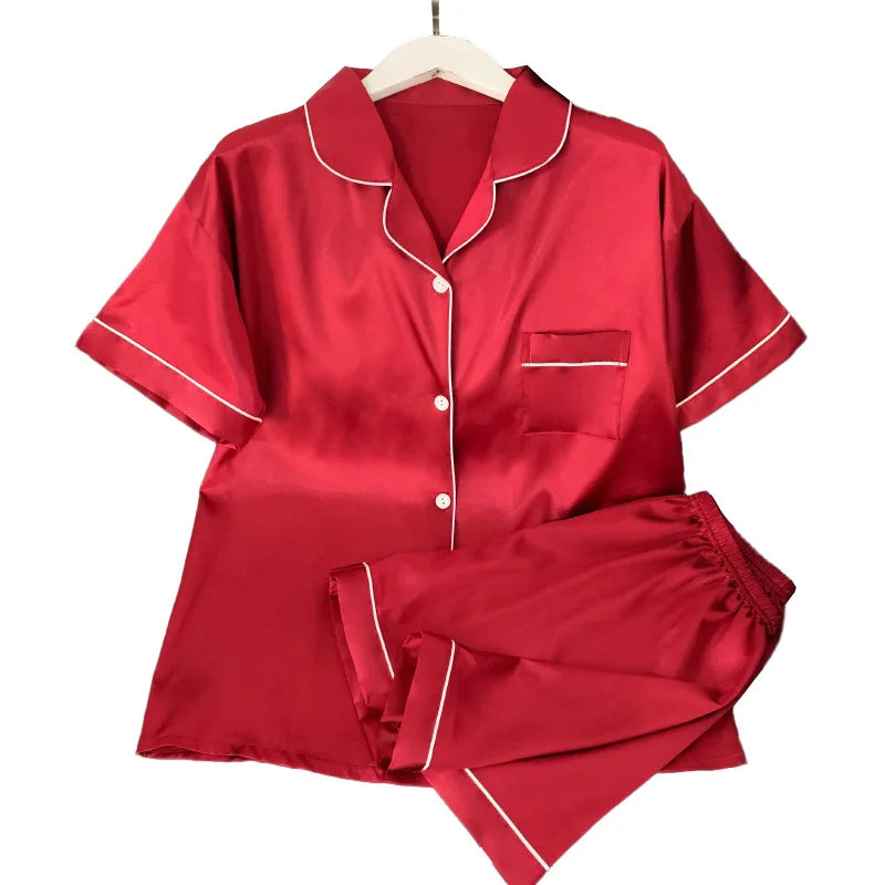 Pyjama Rouge Satin
