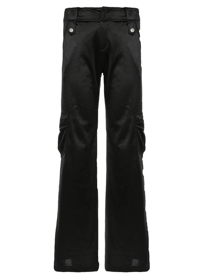Pantalon Cargo Satin