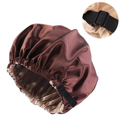 Bonnet en Satin Ajustable