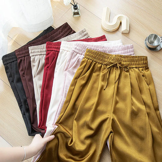Pantalon Satin Fluide