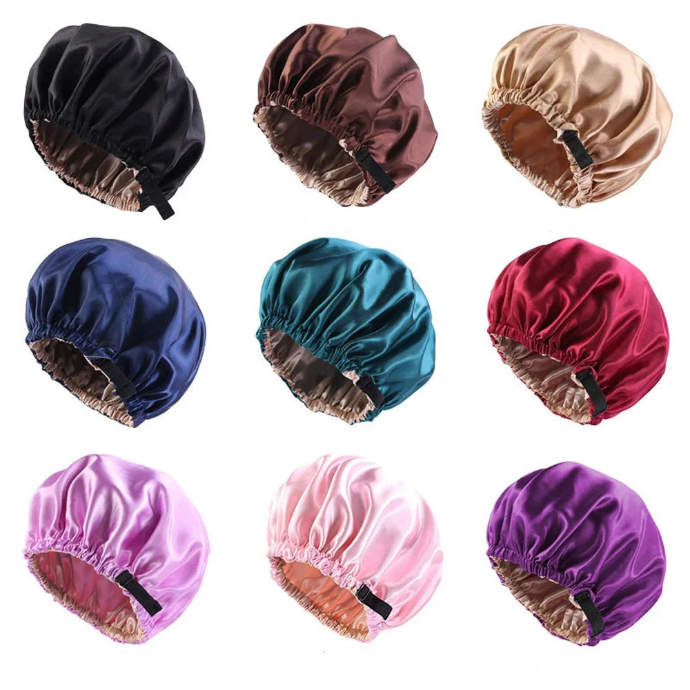 Bonnet en Satin Ajustable