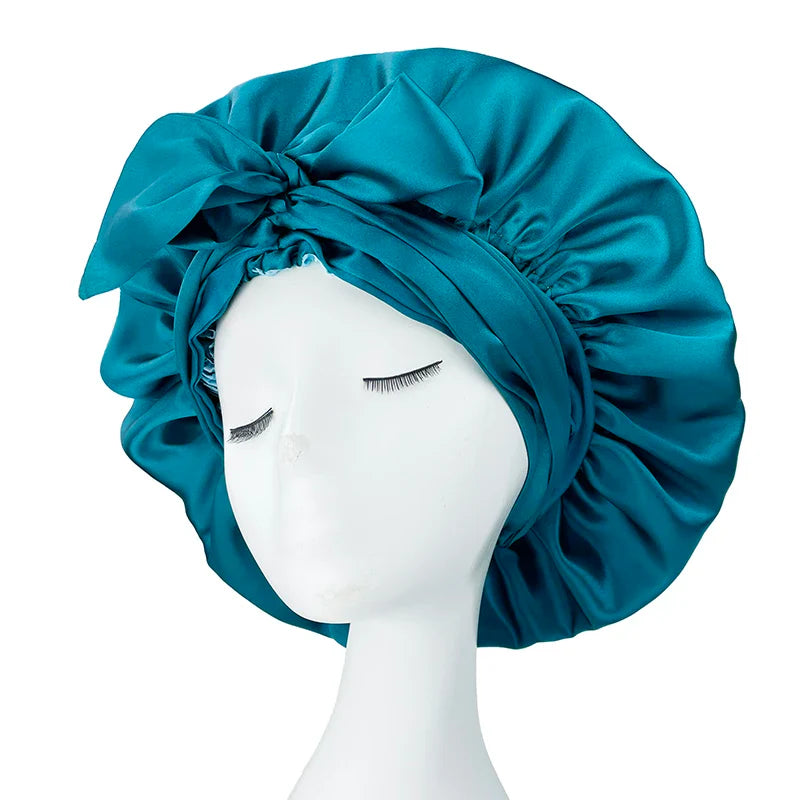 Bonnet en Satin avec Bandeau