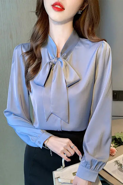 Blouse en Satin de Soie