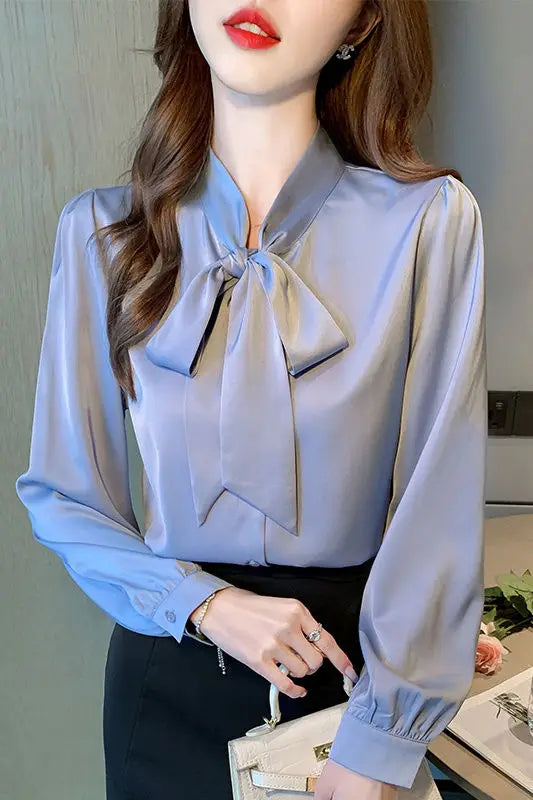 Blouse en Satin de Soie