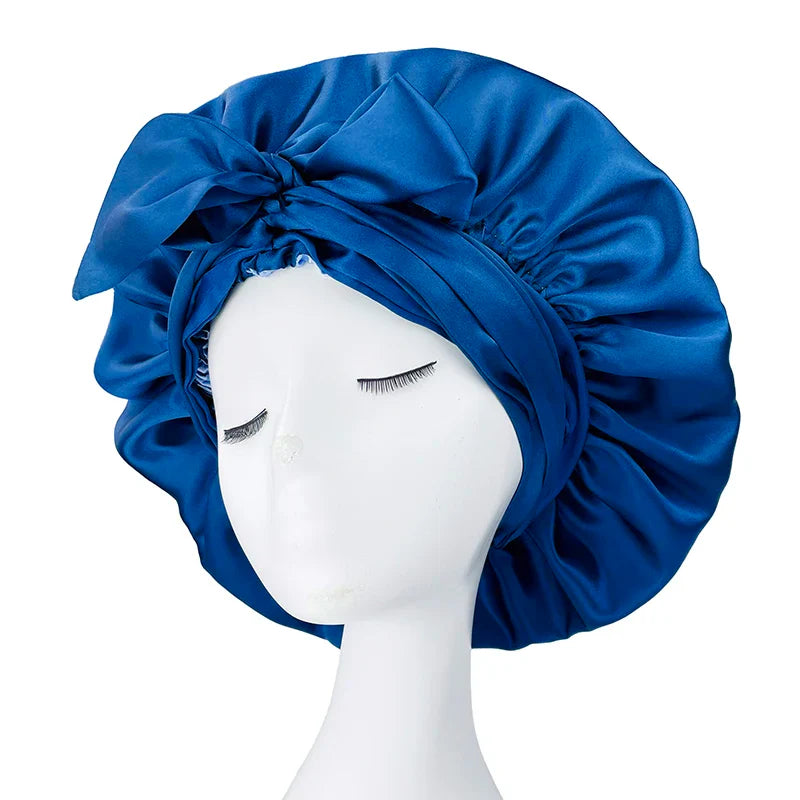 Bonnet en Satin avec Bandeau