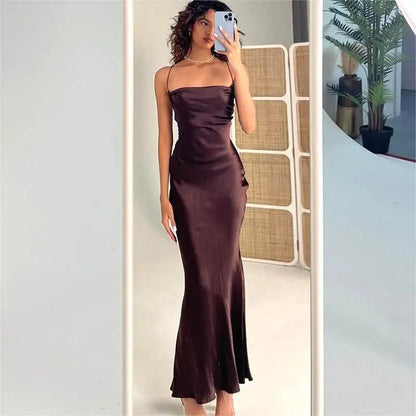 Robe en Satin de Soie