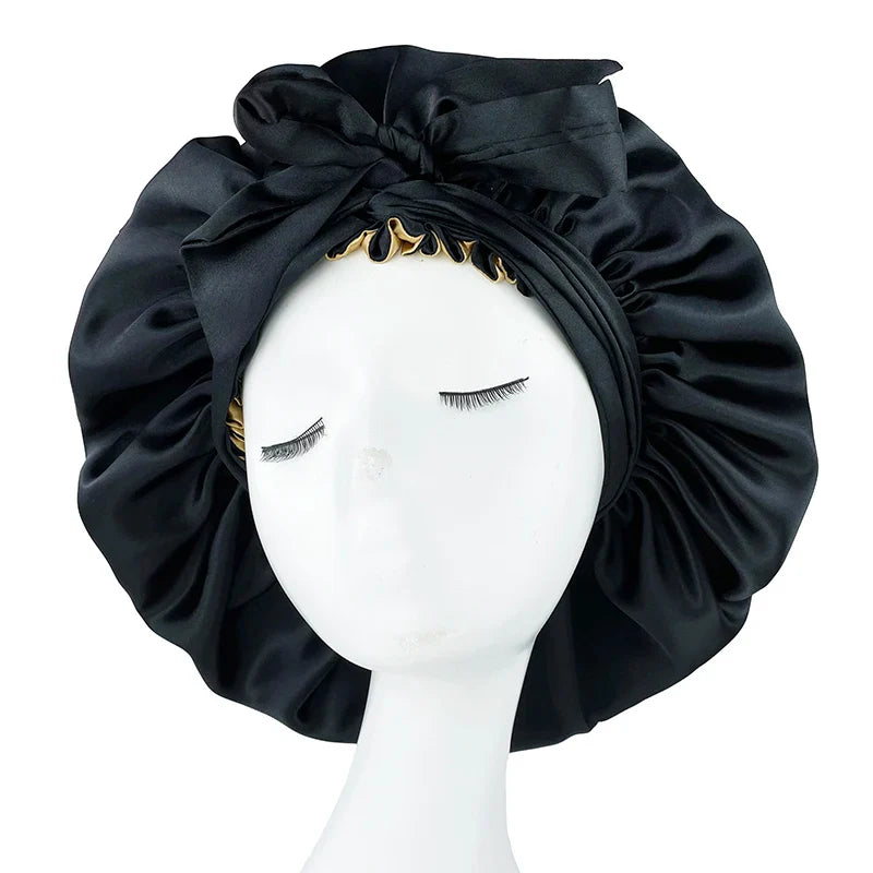 Bonnet en Satin avec Bandeau