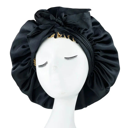 Bonnet en Satin avec Bandeau
