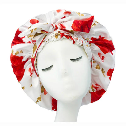 Bonnet en Satin avec Bandeau
