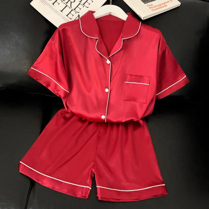 Pyjama Rouge Satin