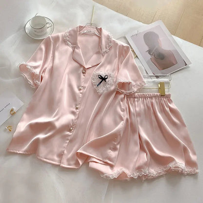 Pyjama Satin Rose