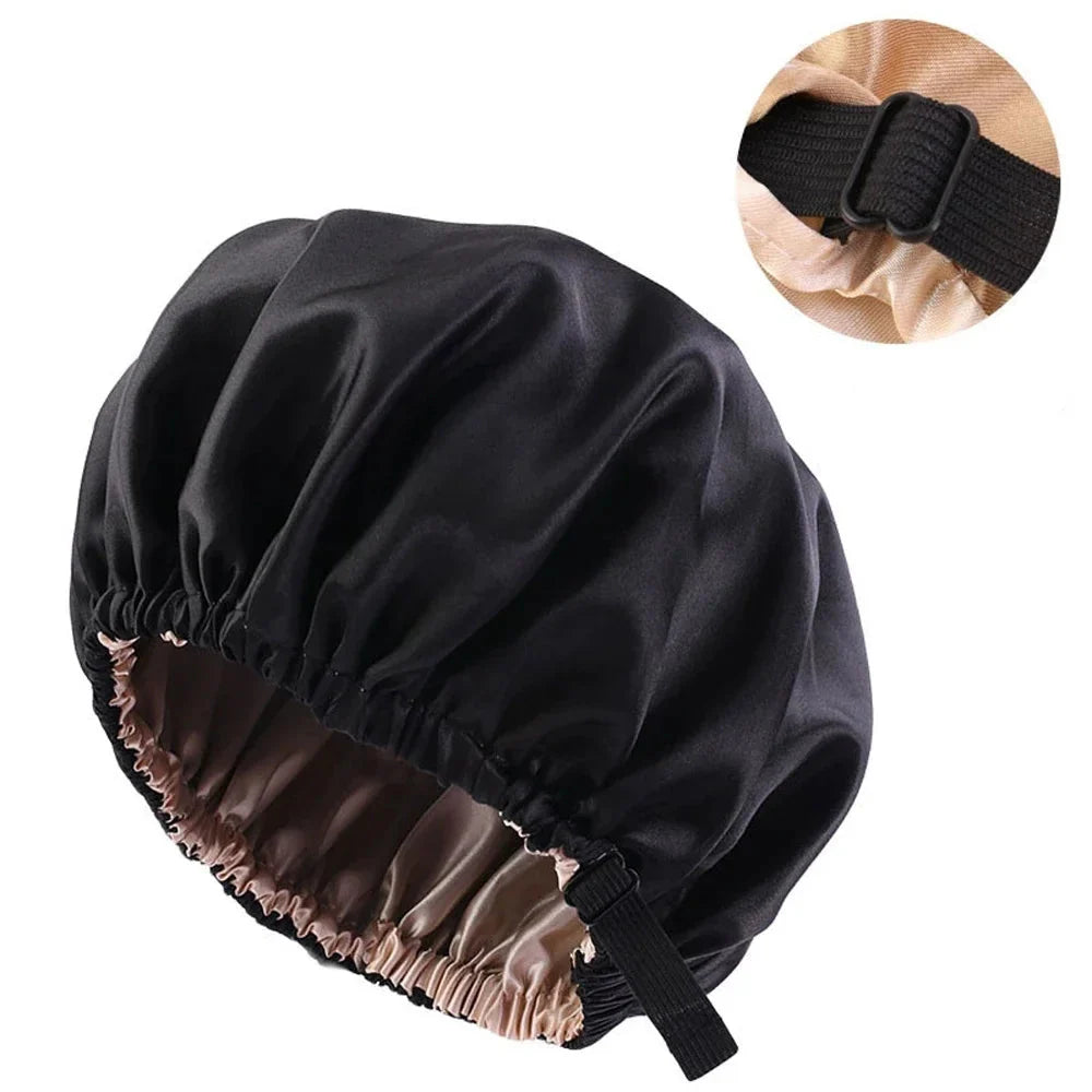Bonnet en Satin Ajustable