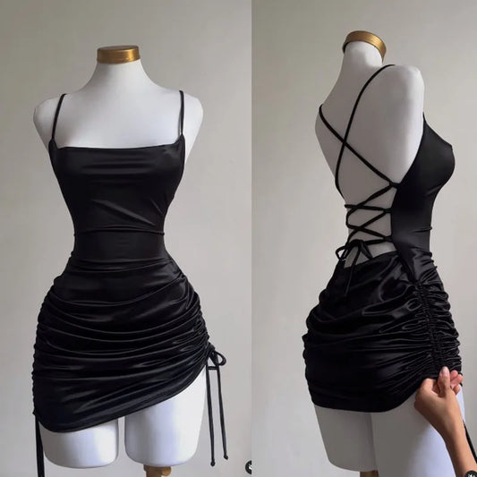 Robes Courtes en Satin