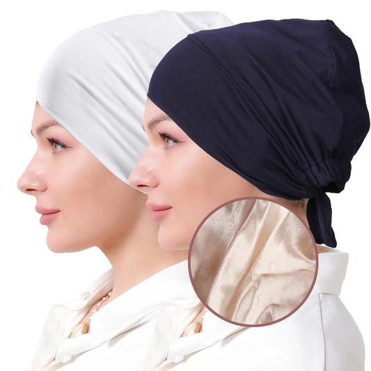 Bonnet en Satin Hijab