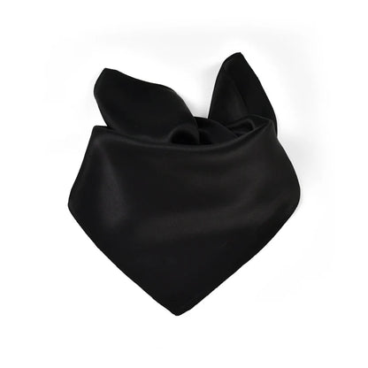 Foulard en Satin Noir