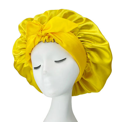 Bonnet en Satin avec Bandeau