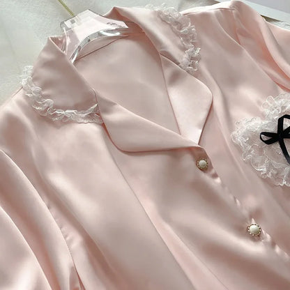 Pyjama Satin Rose