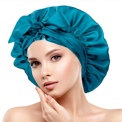 Bonnet en Satin avec Bandeau
